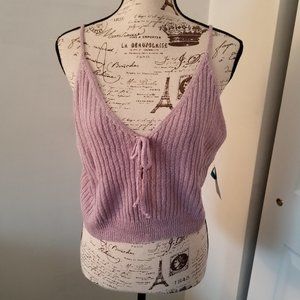 NWT Love More Crop Top in Lavender/Lilac